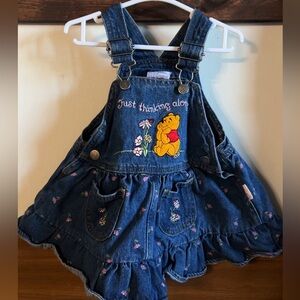 Vintage Winnie The Pooh overall dress